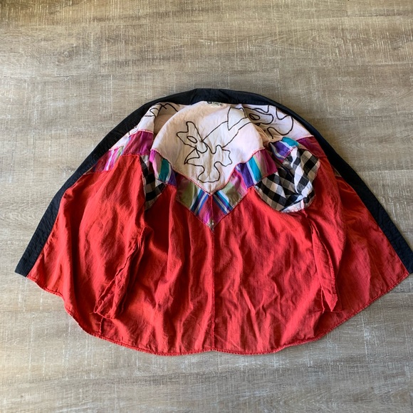 Vtg Victor Camarena Mexico Wearable Arty Blazer L Patchwork Colorblock colorful - Picture 4 of 16